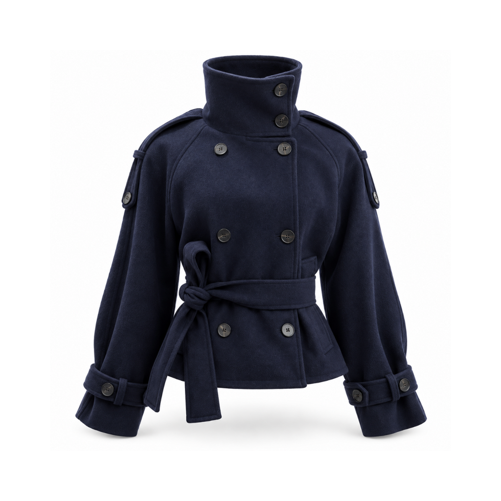 Classy Trenchcoat Navy Blue